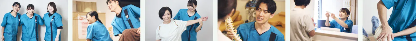 こころ整体院グループ新宿院での施術の様子