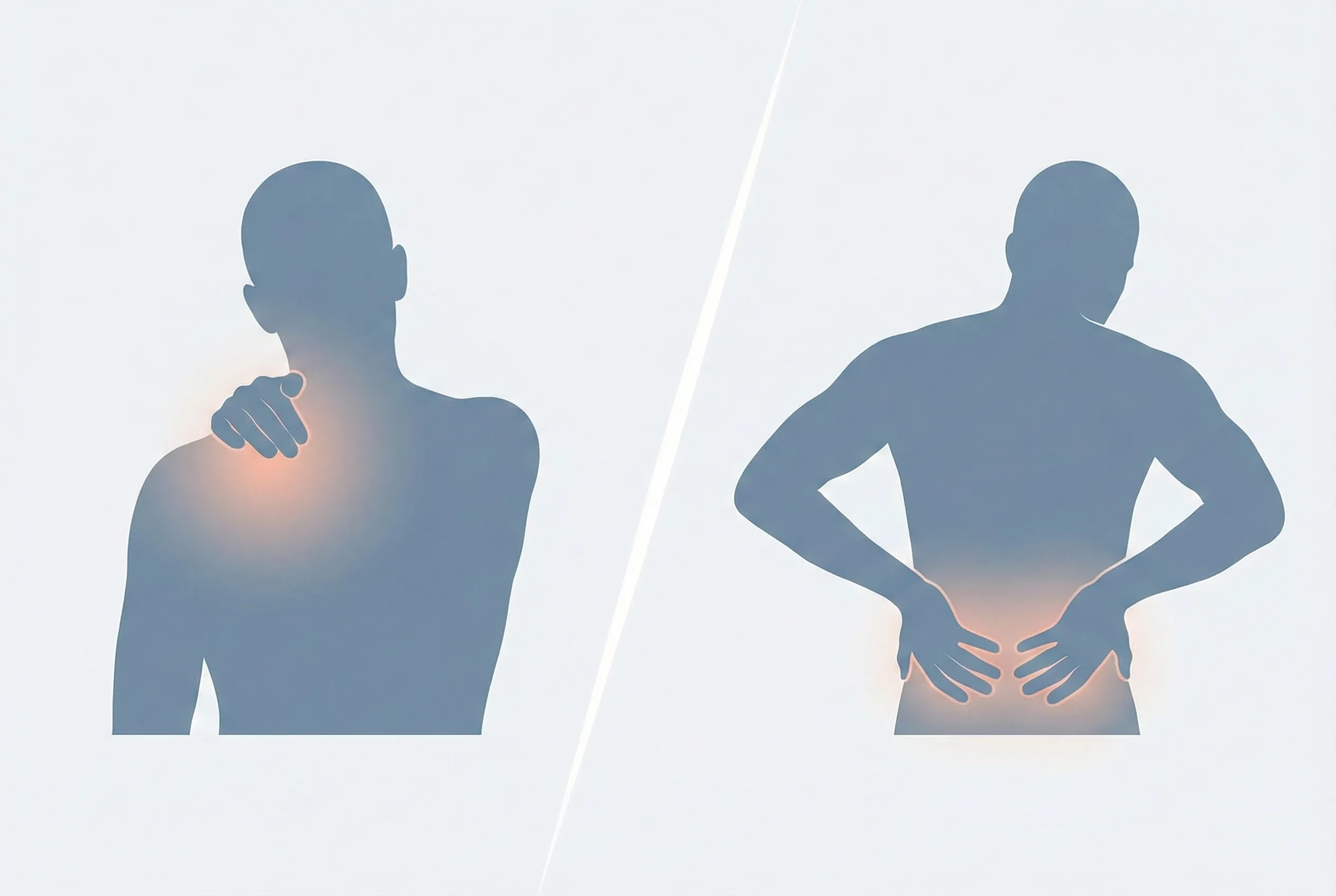 マッサージを受けても肩こりがすぐ戻ってしまう様子のイメージ