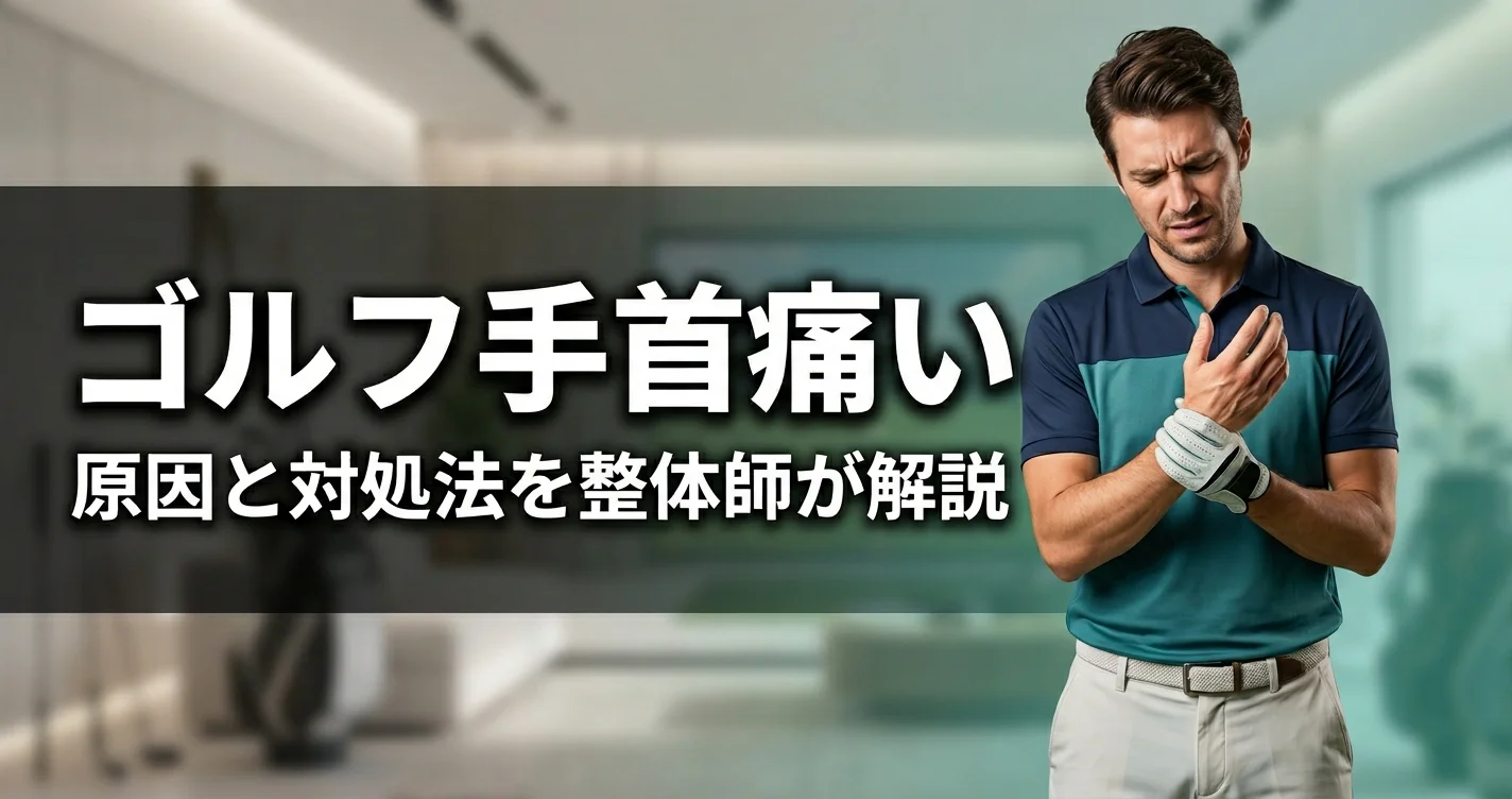 ゴルフで手首が痛い