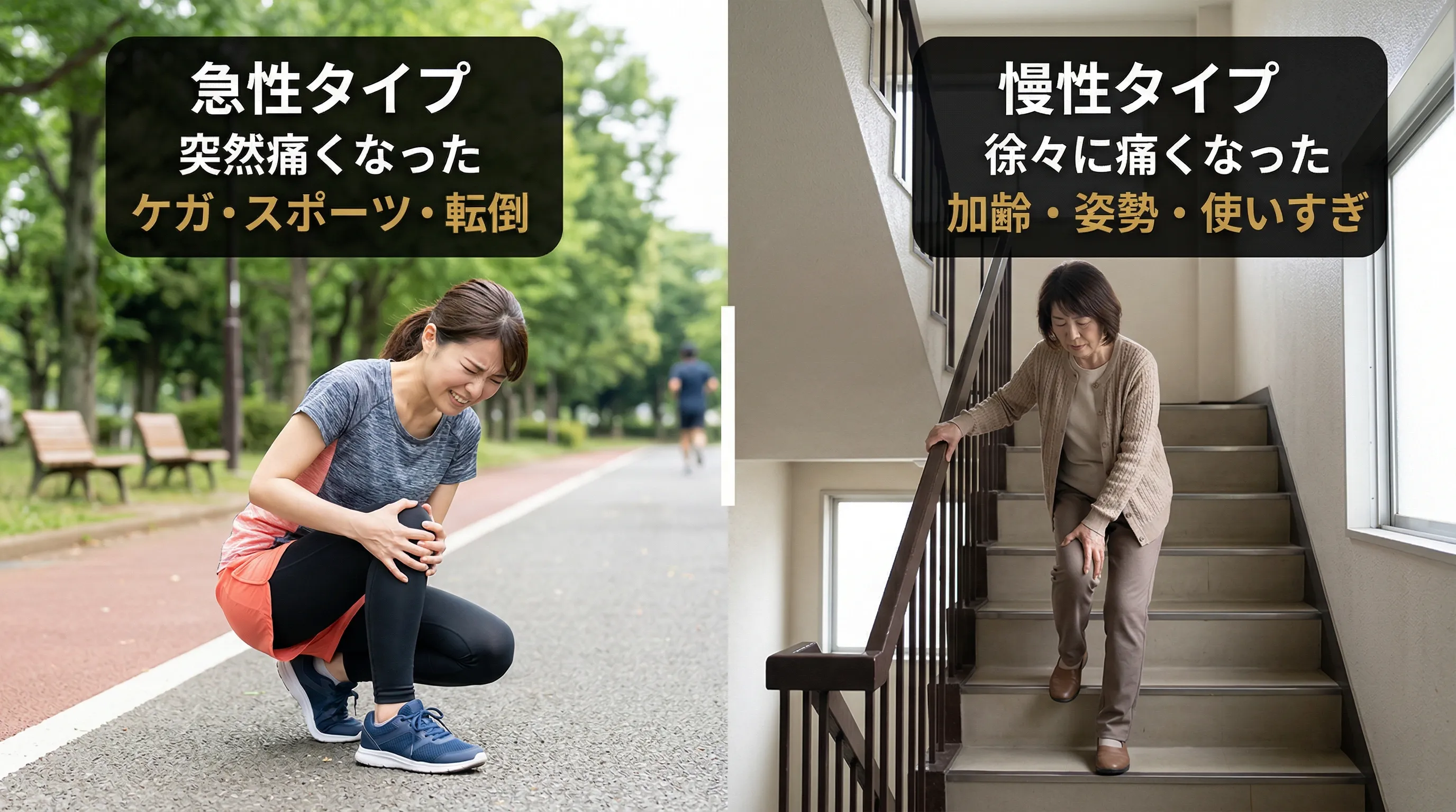 急性型と慢性型の2パターン