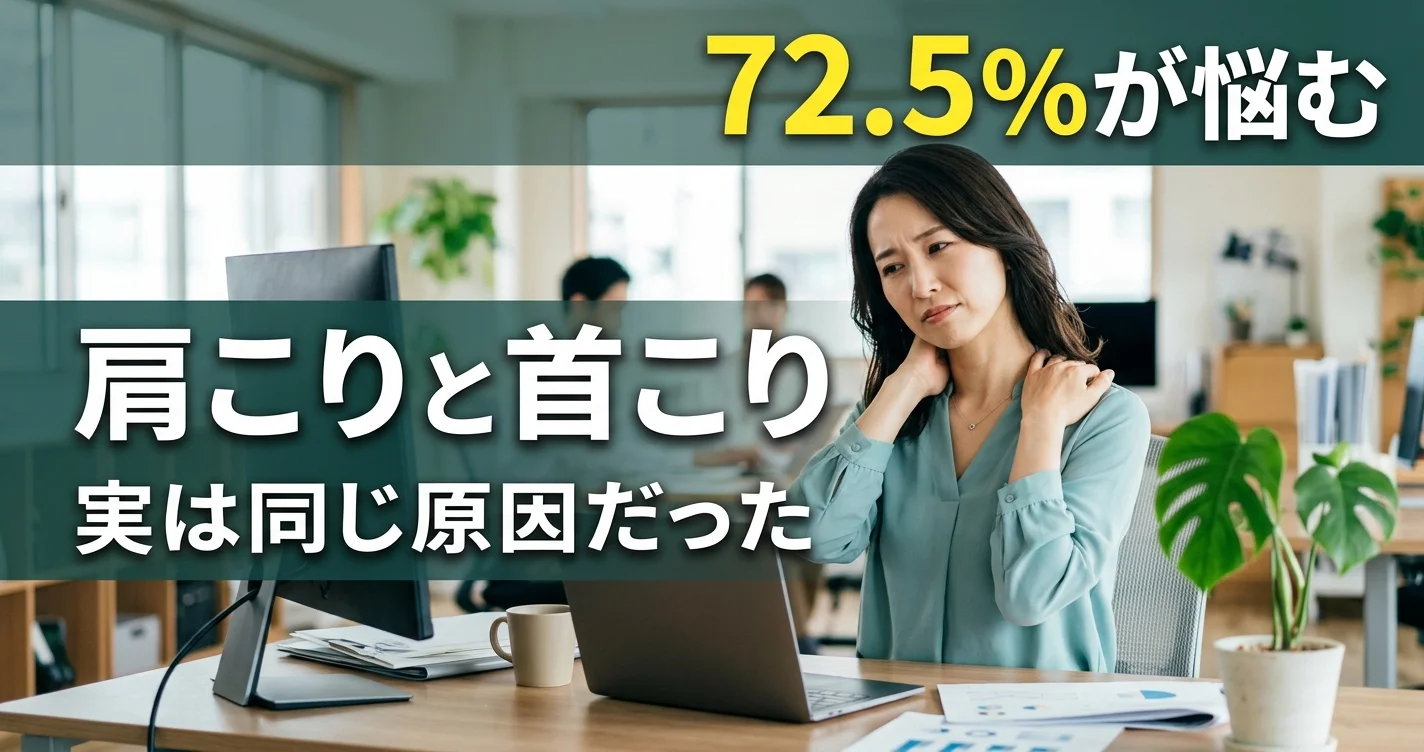 肩こりと首こりの違い