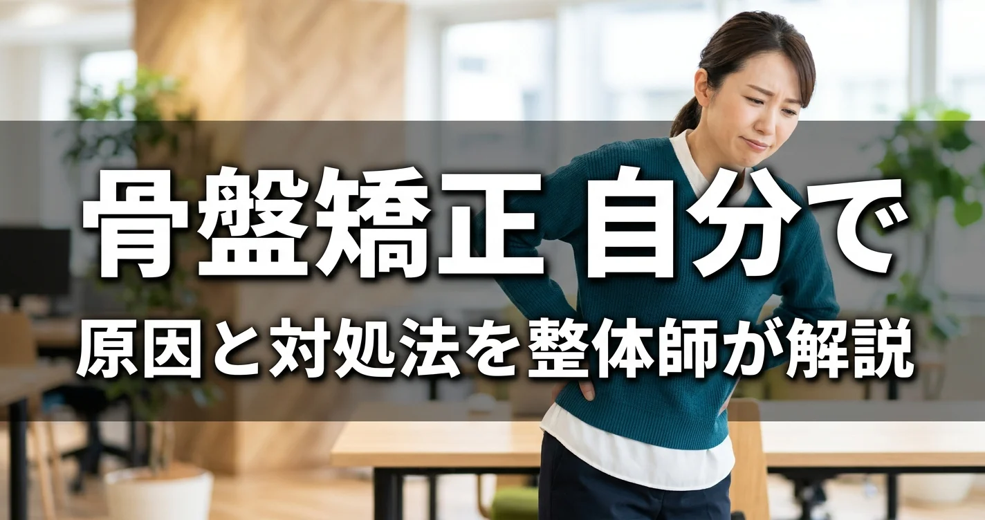 骨盤矯正を自分でやる方法