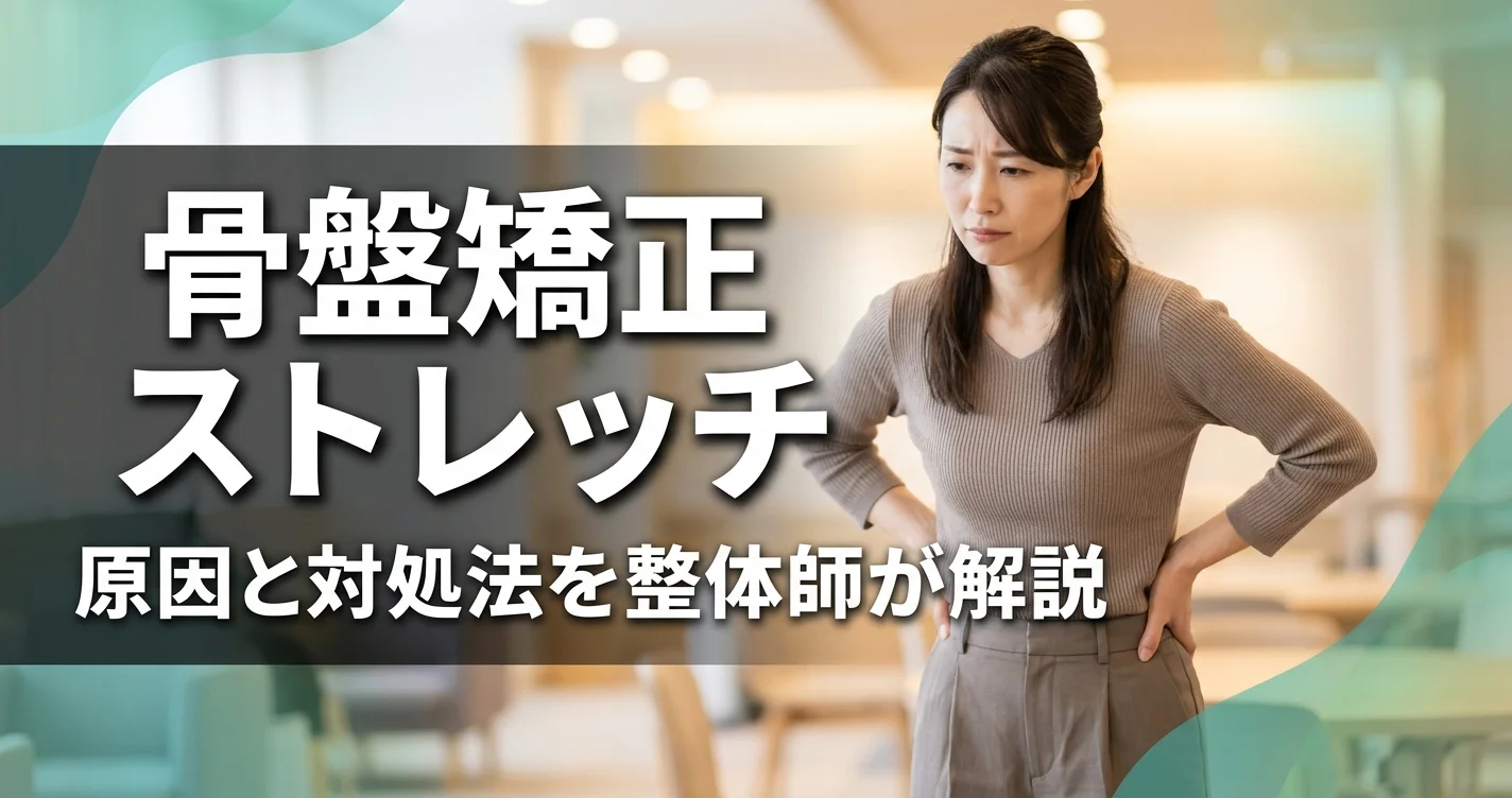 骨盤矯正のストレッチ
