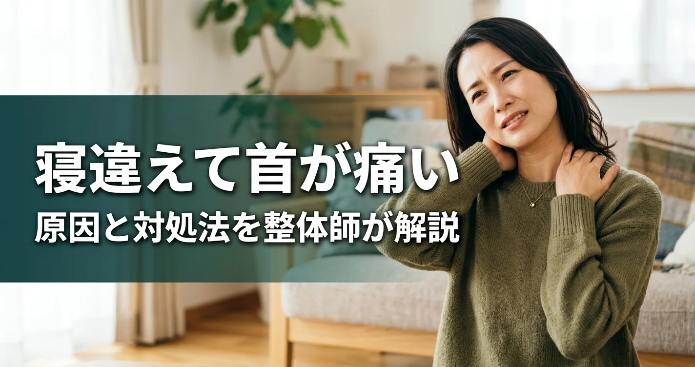 寝違えて首が痛い