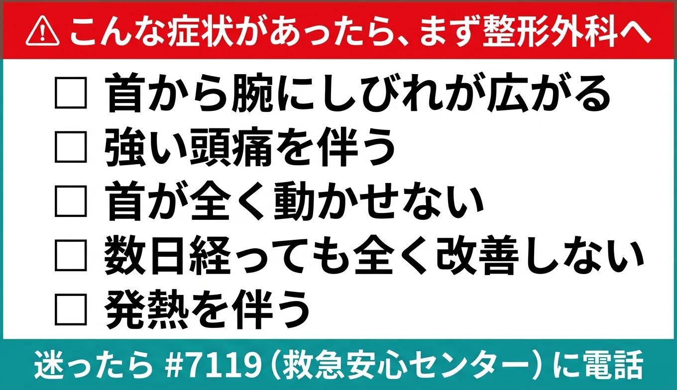 図3：医療機関の受診が必要なレッドフラグ・チェックリスト