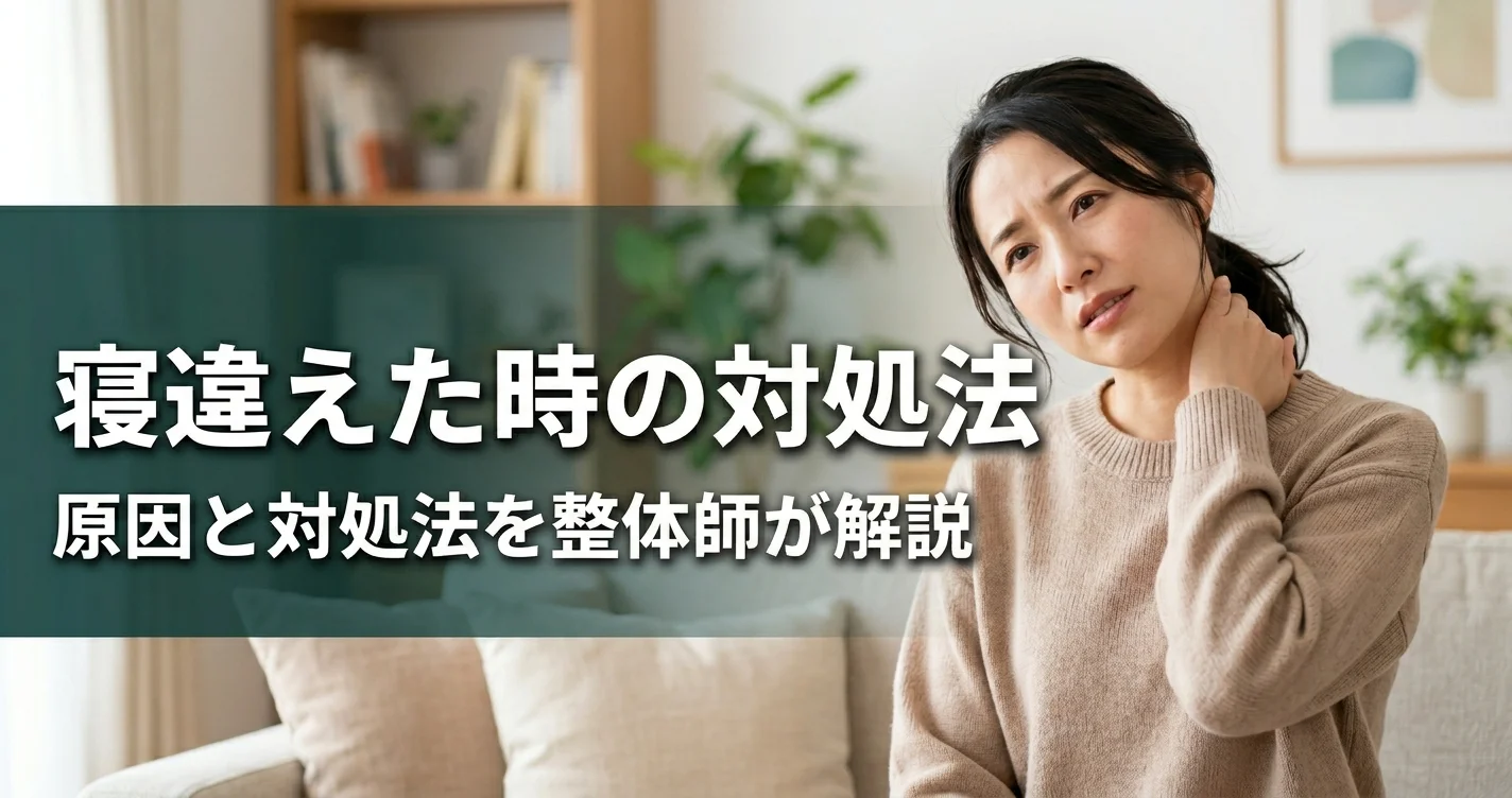 寝違えた時の対処法