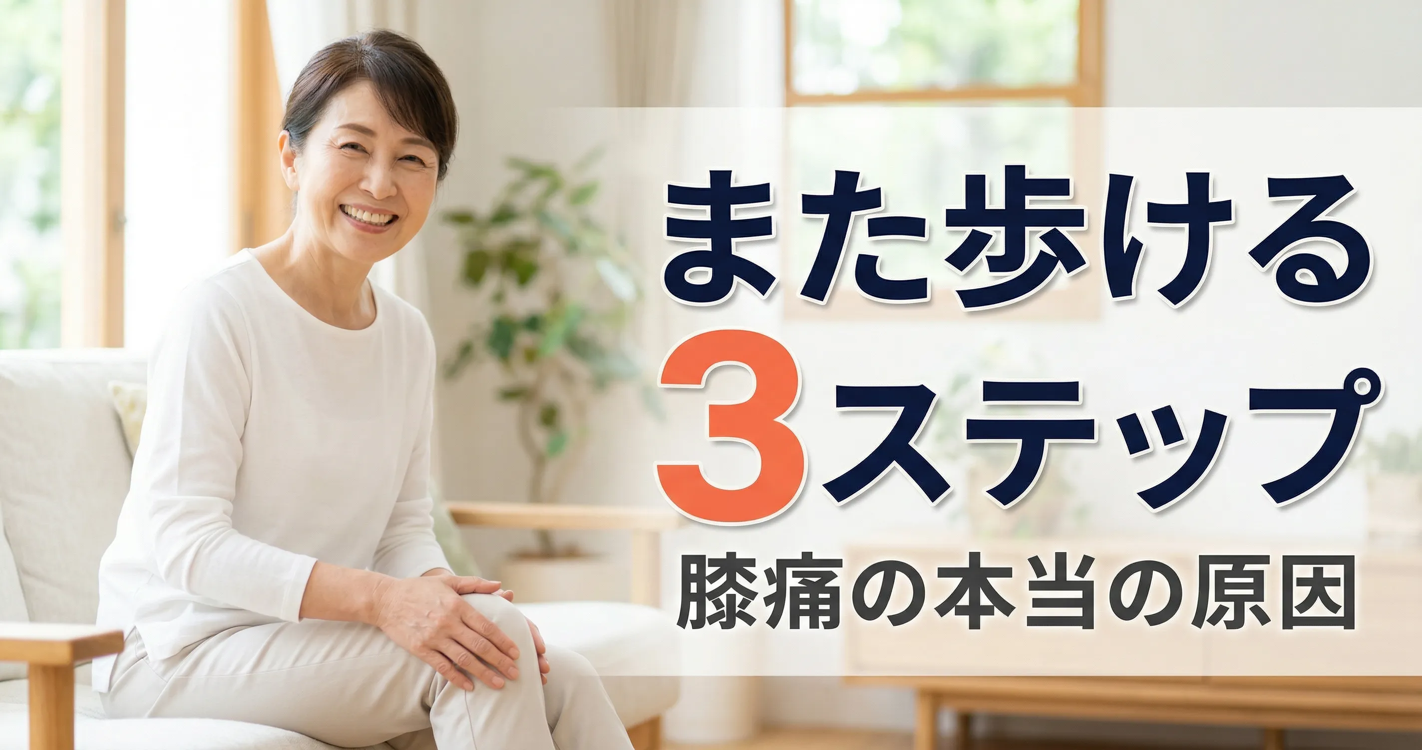 膝が痛くて歩けない 原因と対処法