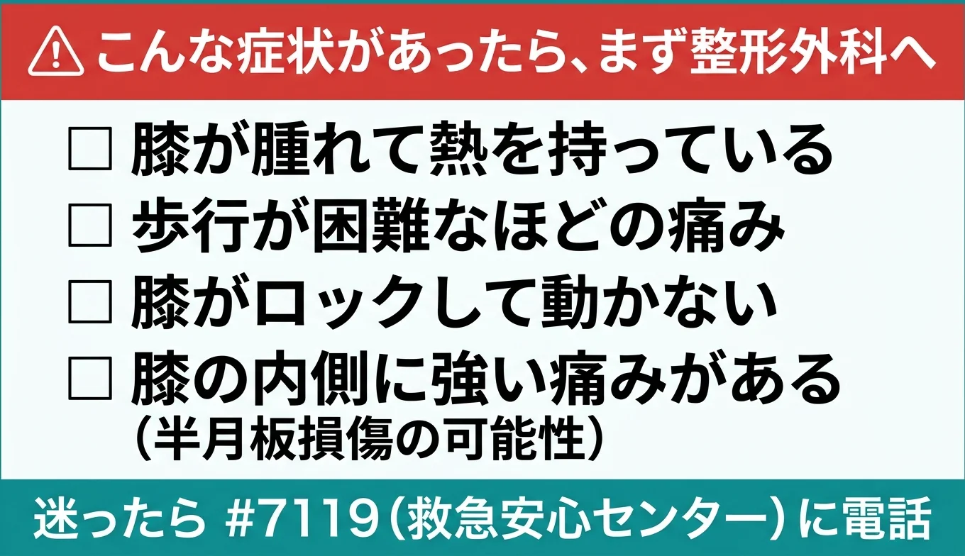 図3：医療機関の受診が必要なレッドフラグ・チェックリスト