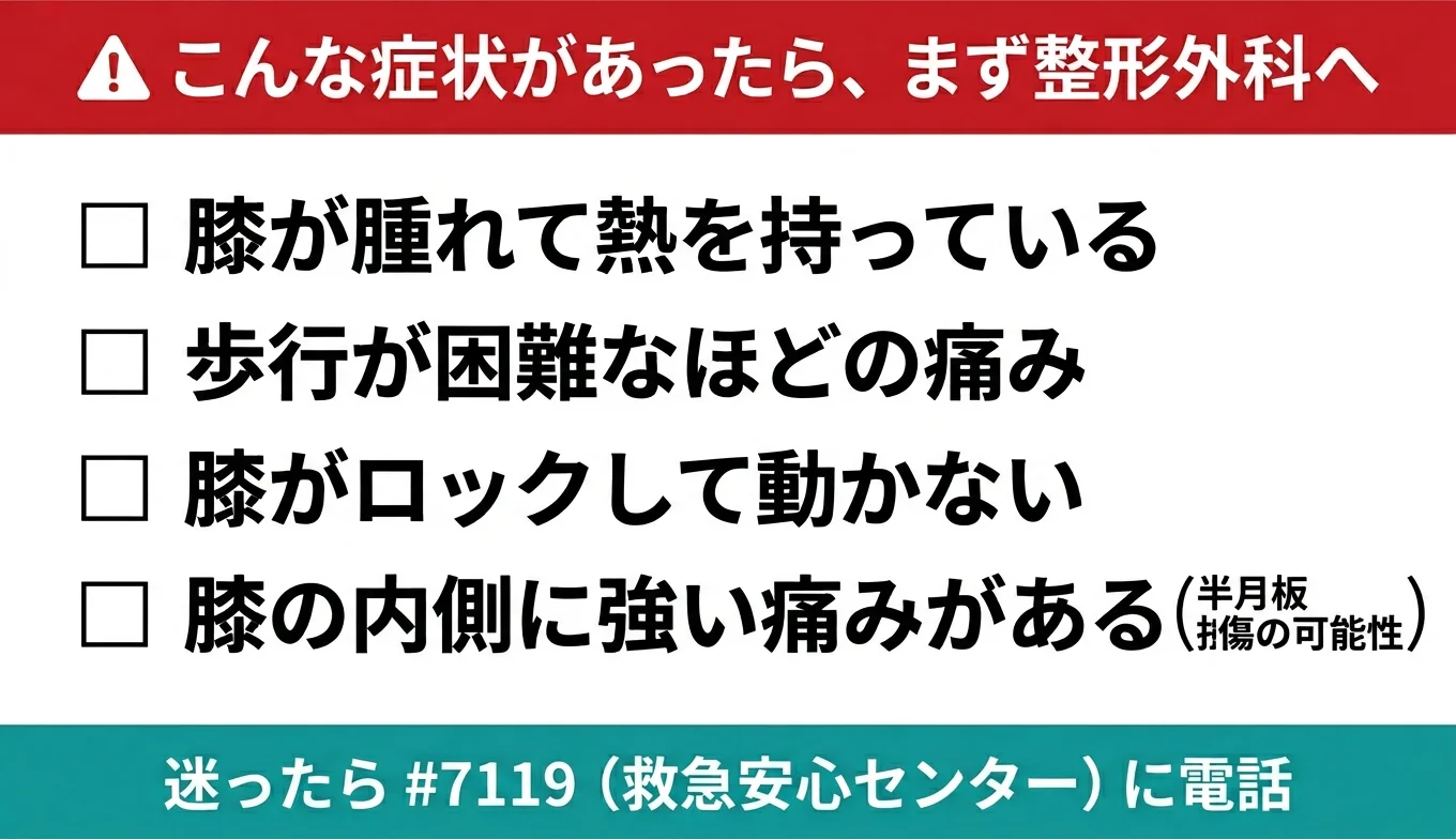 図3：医療機関の受診が必要なレッドフラグ・チェックリスト