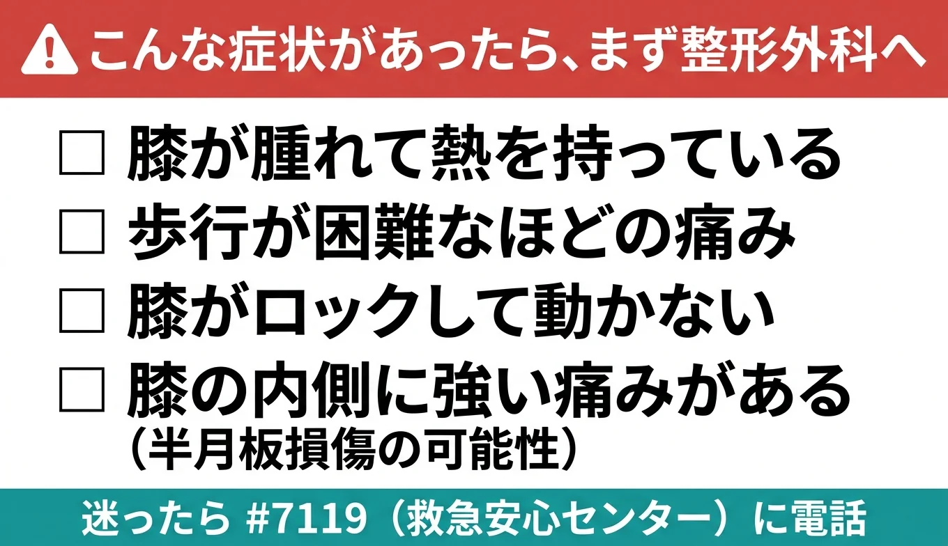 図3：医療機関の受診が必要なレッドフラグ・チェックリスト