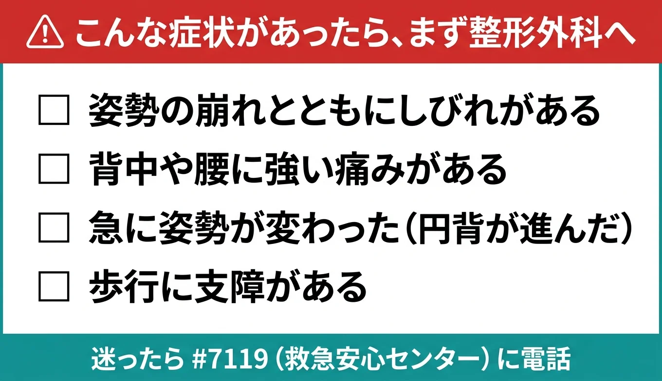 図3：医療機関の受診が必要なレッドフラグ・チェックリスト