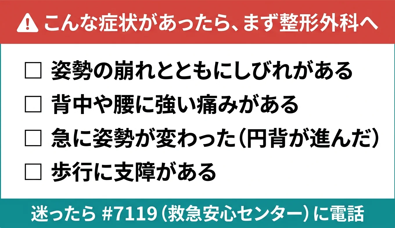 図3：医療機関の受診が必要なレッドフラグ・チェックリスト
