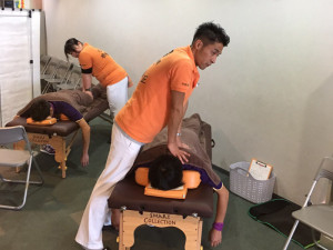 ニューバランスとの訪問整体