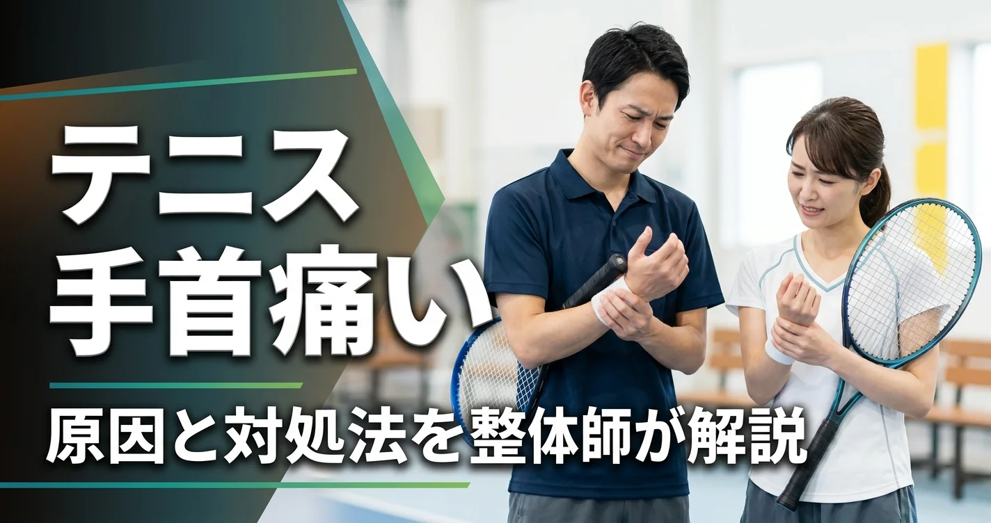 テニスで手首が痛い