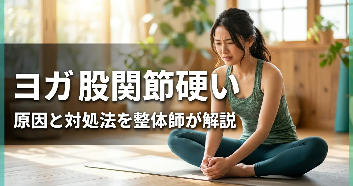 ヨガで股関節が硬い
