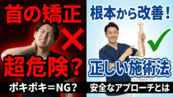 首の矯正（頸椎アジャストメント）の安全性｜医学的根拠と当院の方針