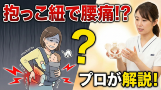 抱っこ紐で腰が限界になる本当の理由｜重心調整で負担激減