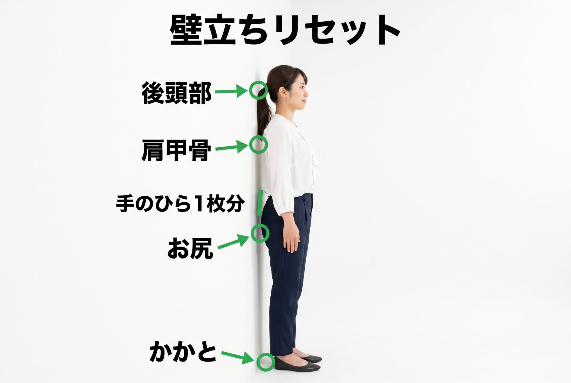 壁立ちリセット