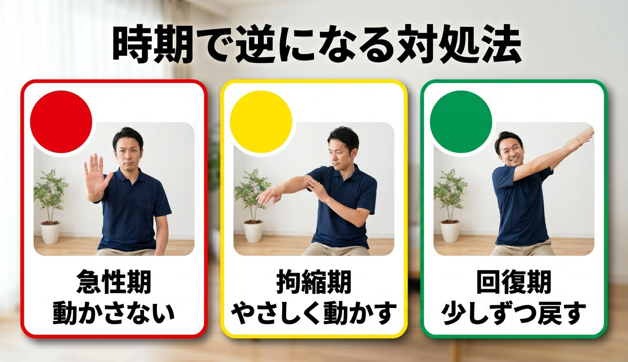 時期で逆になる対処法