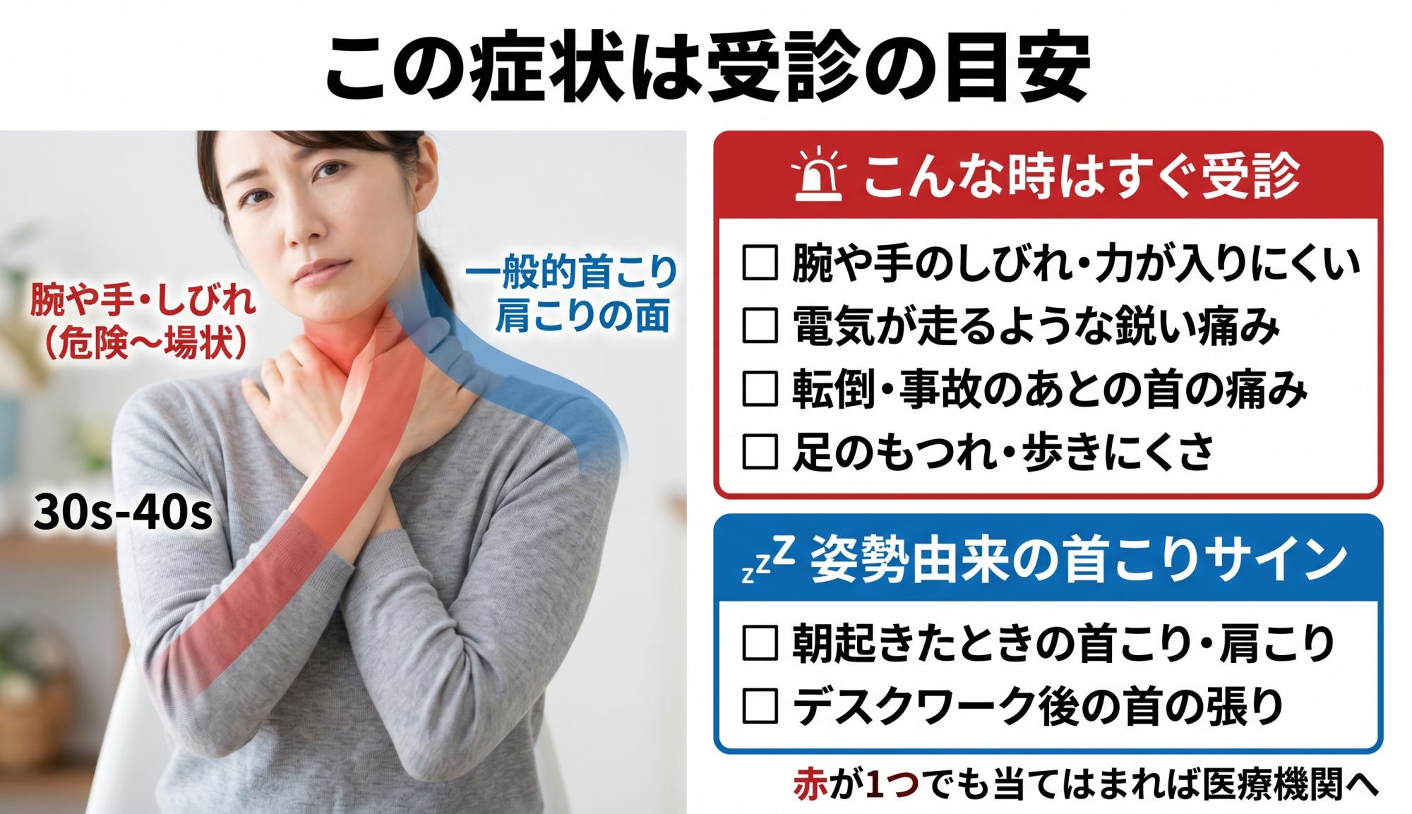 この症状は受診の目安