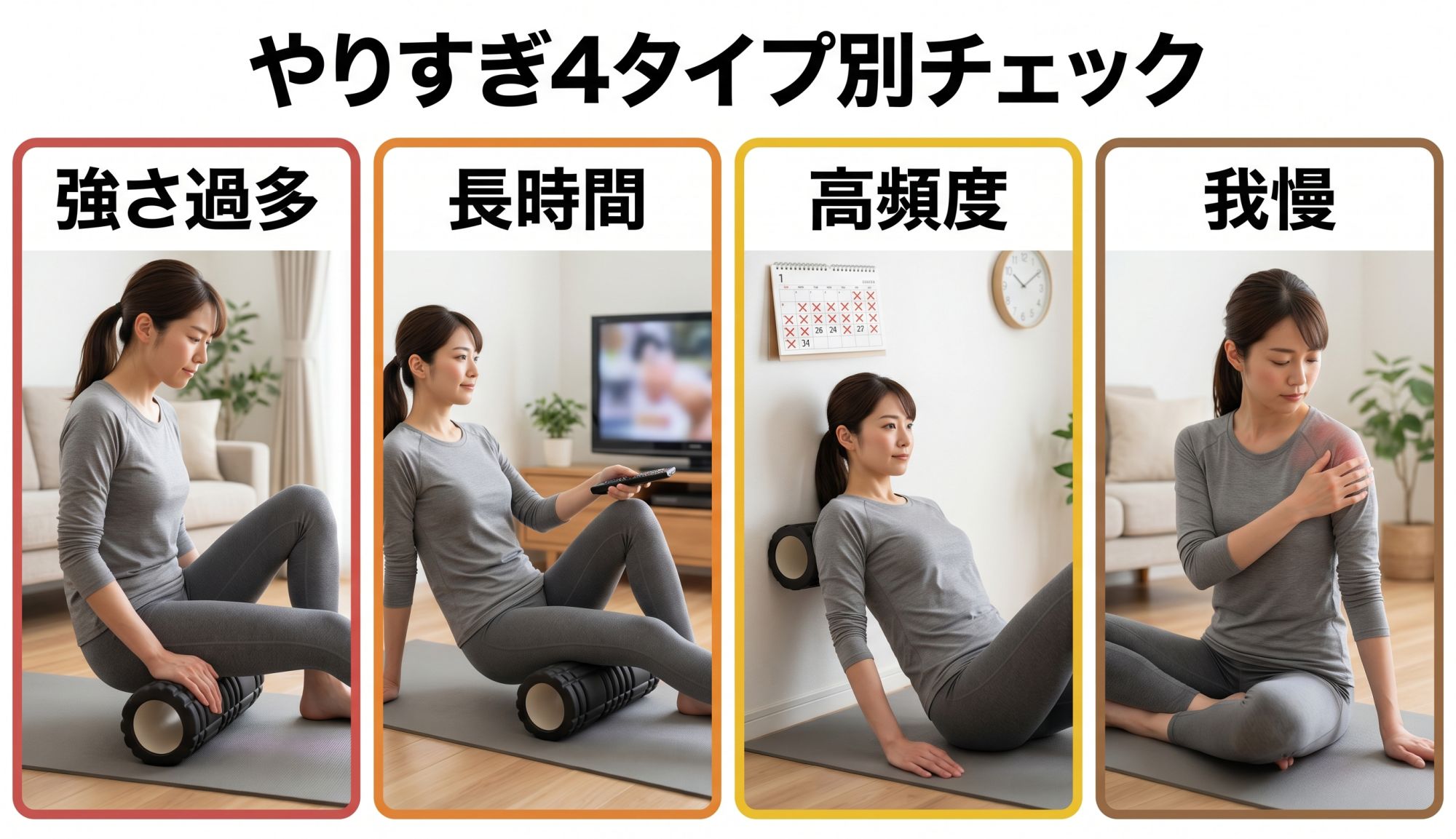 やりすぎ4タイプ別チェック