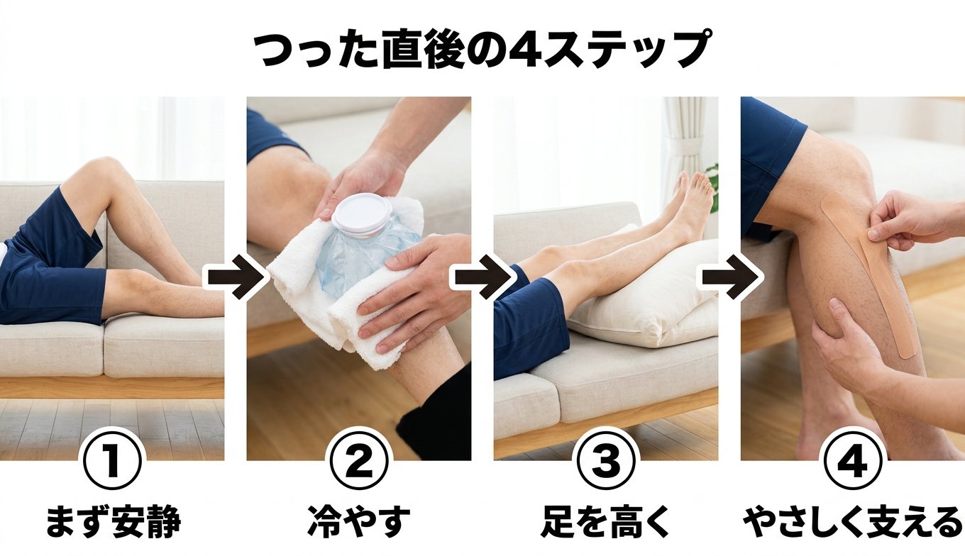 つった直後の4ステップ