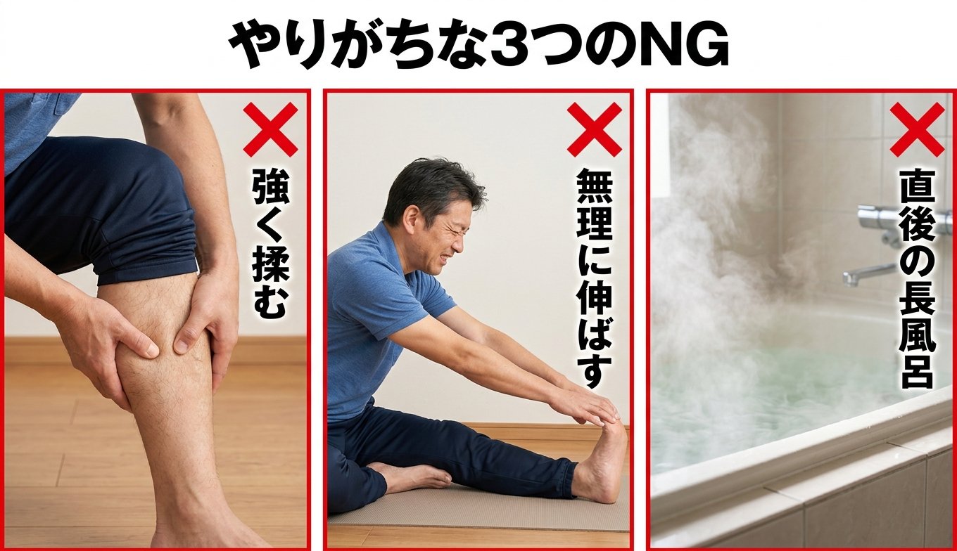 やりがちな3つのNG