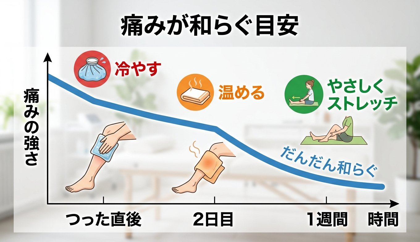 痛みが和らぐ目安