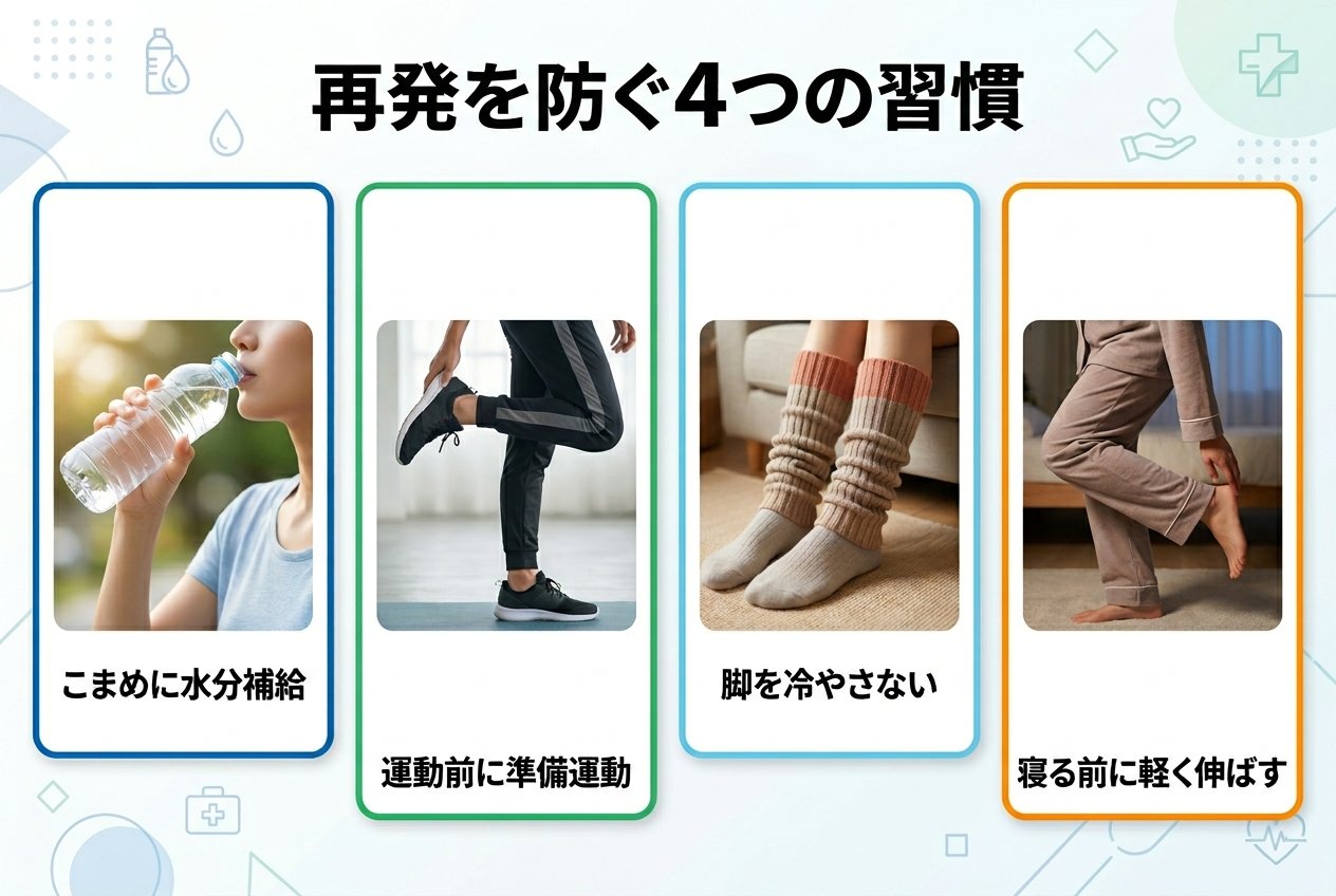 再発を防ぐ4つの習慣