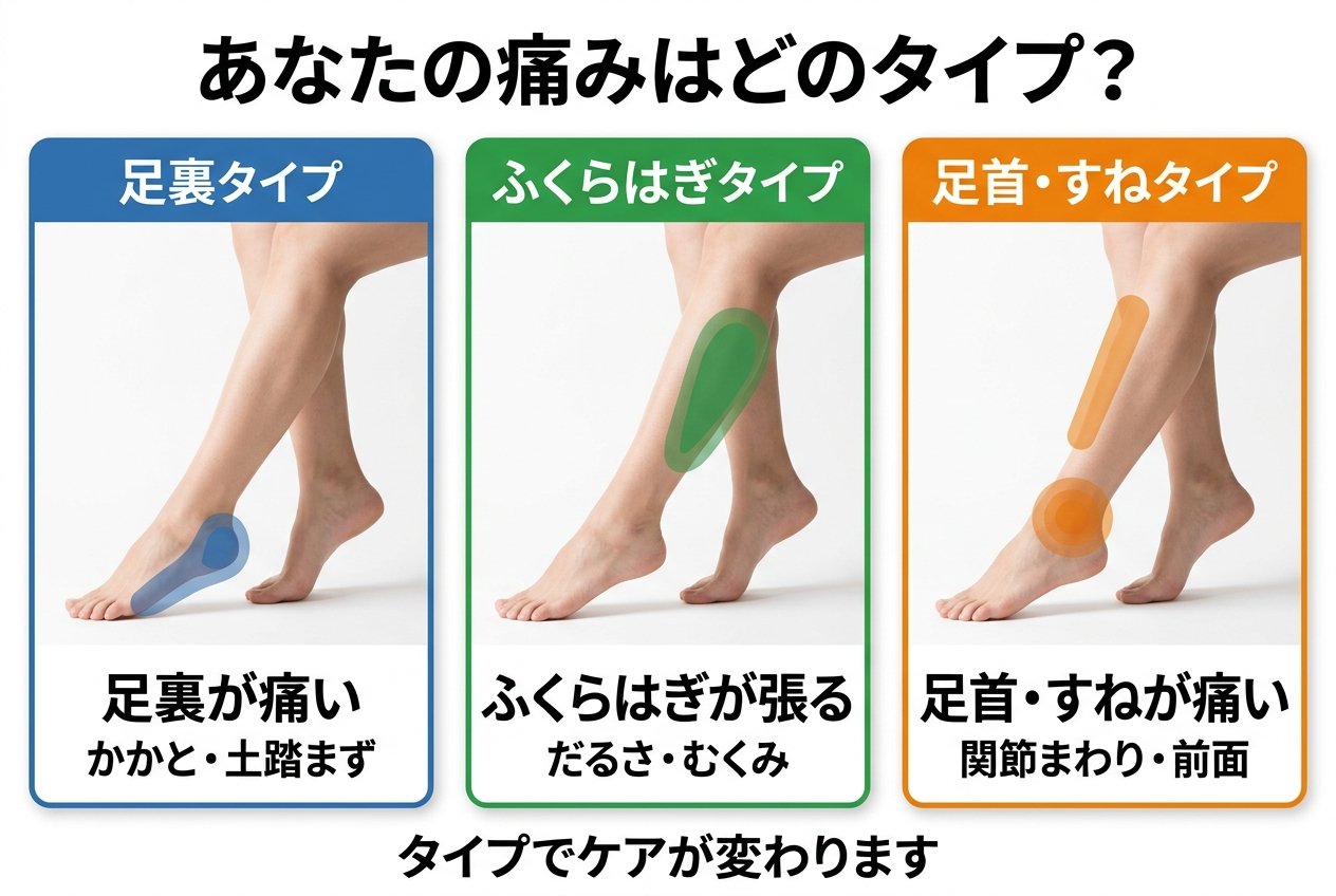 あなたの痛みはどのタイプ？