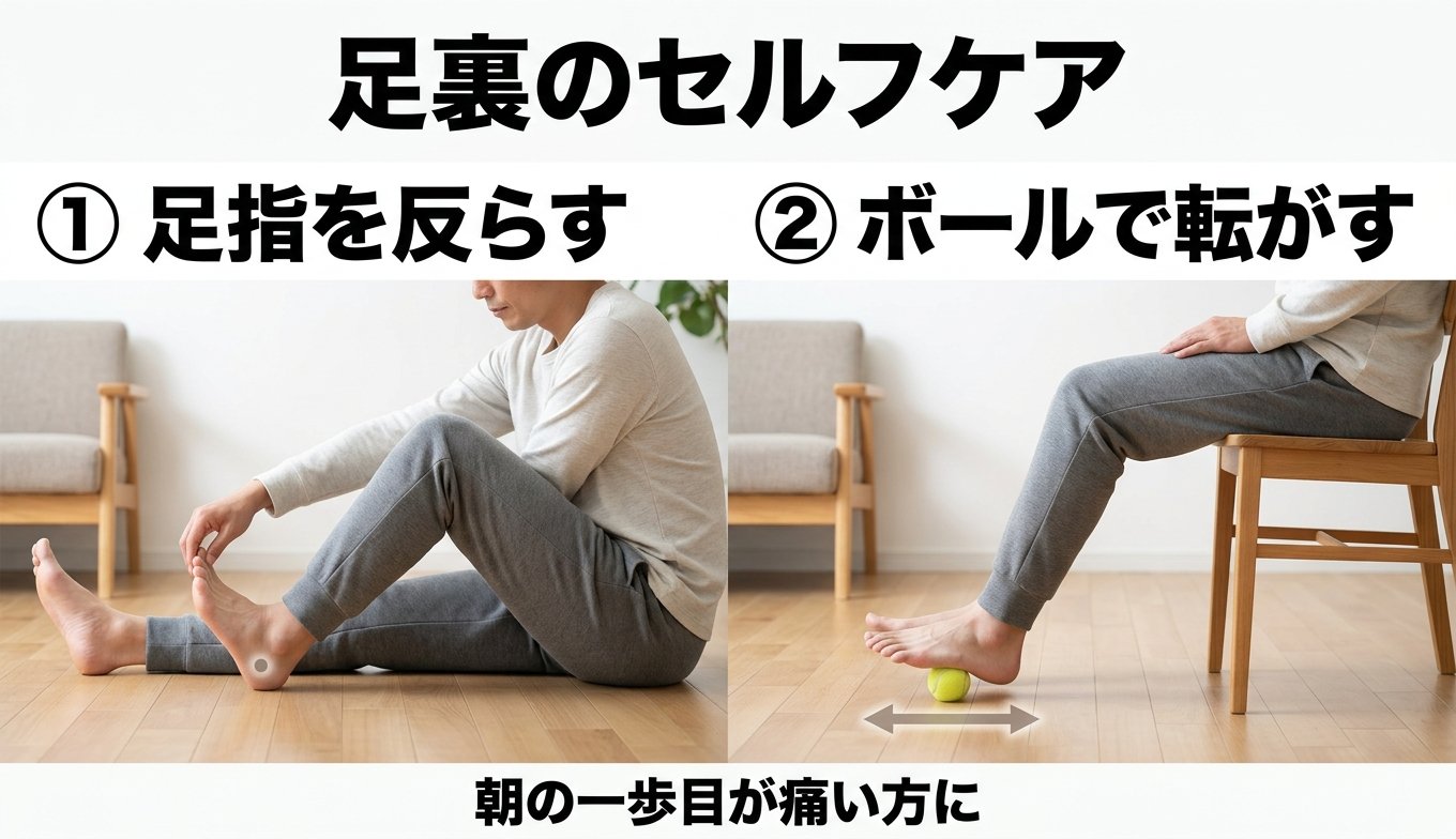 足裏のセルフケア