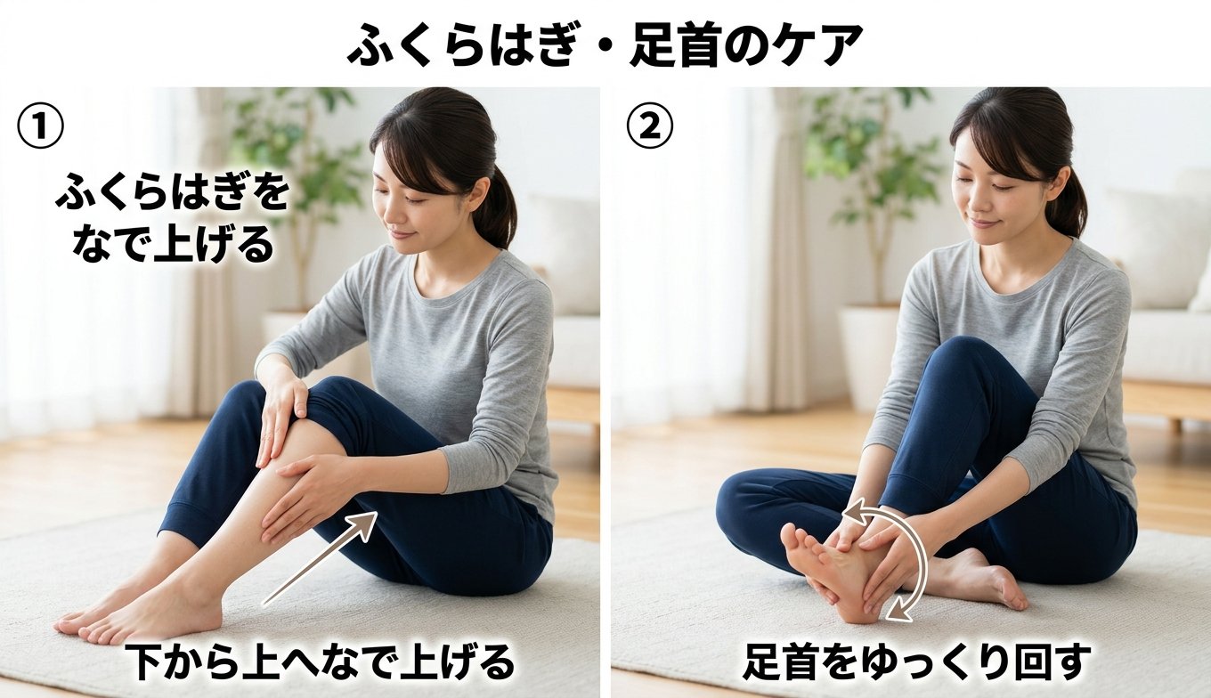 ふくらはぎ・足首のケア