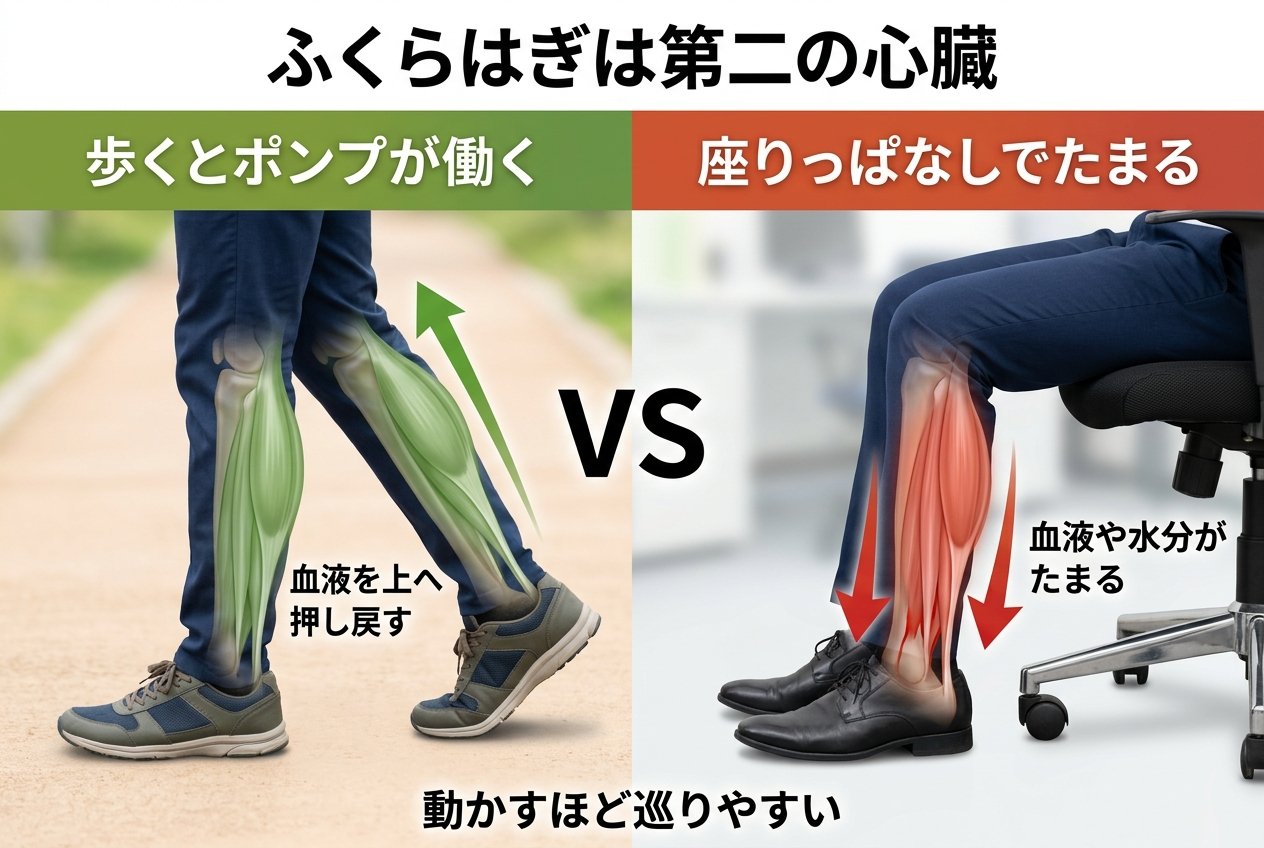 ふくらはぎは第二の心臓