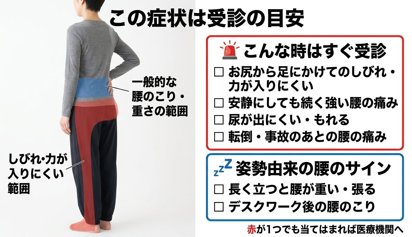 この症状は受診の目安