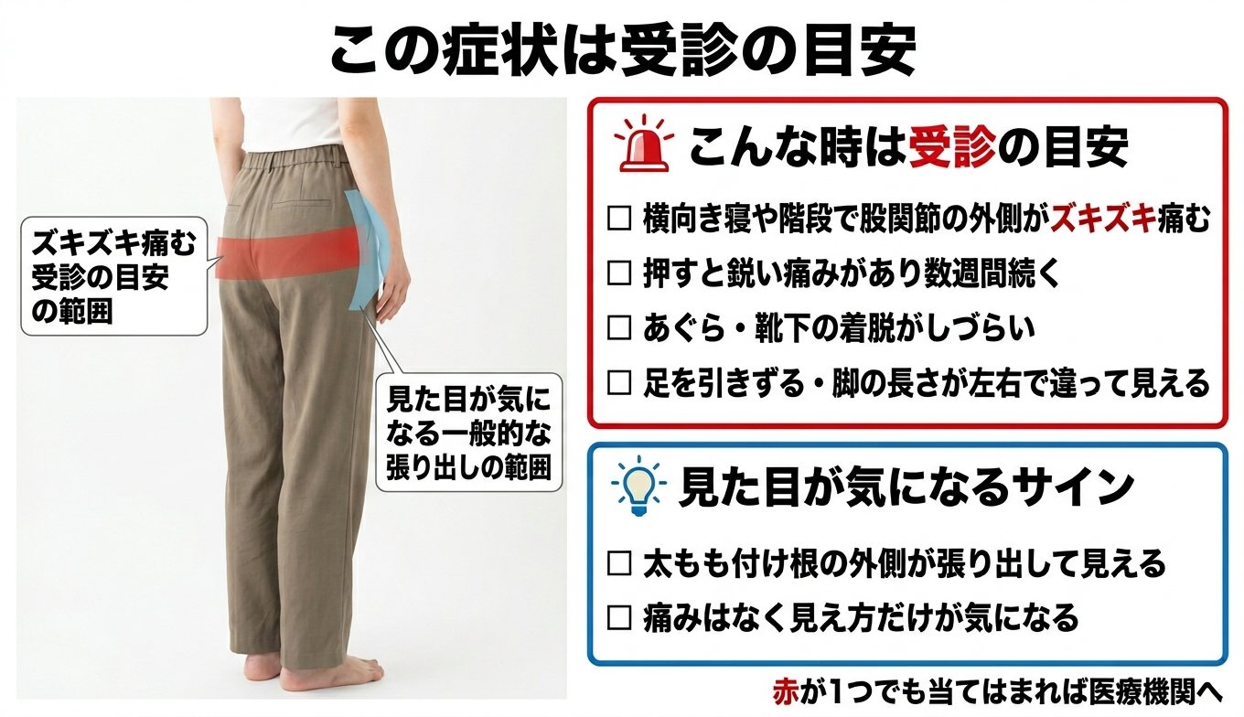この症状は受診の目安