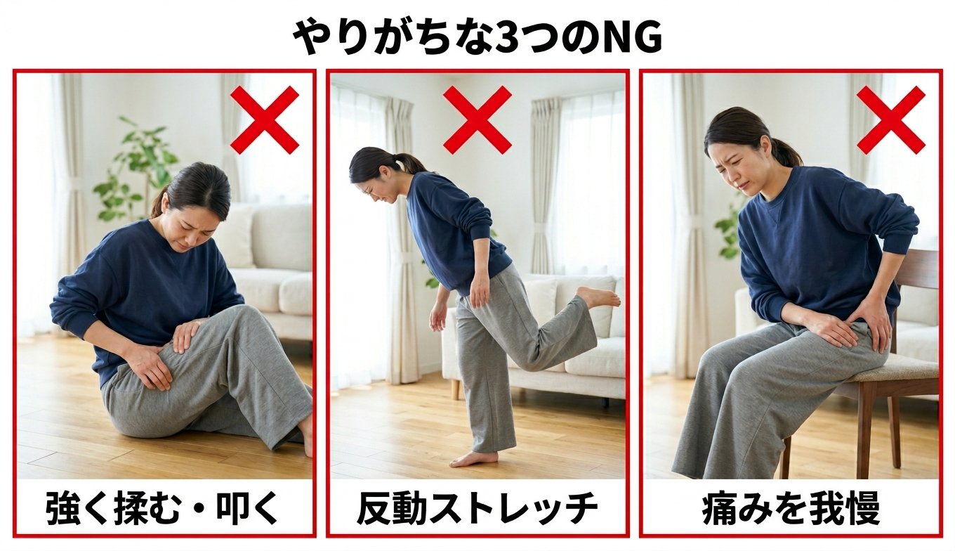 やりがちな3つのNG