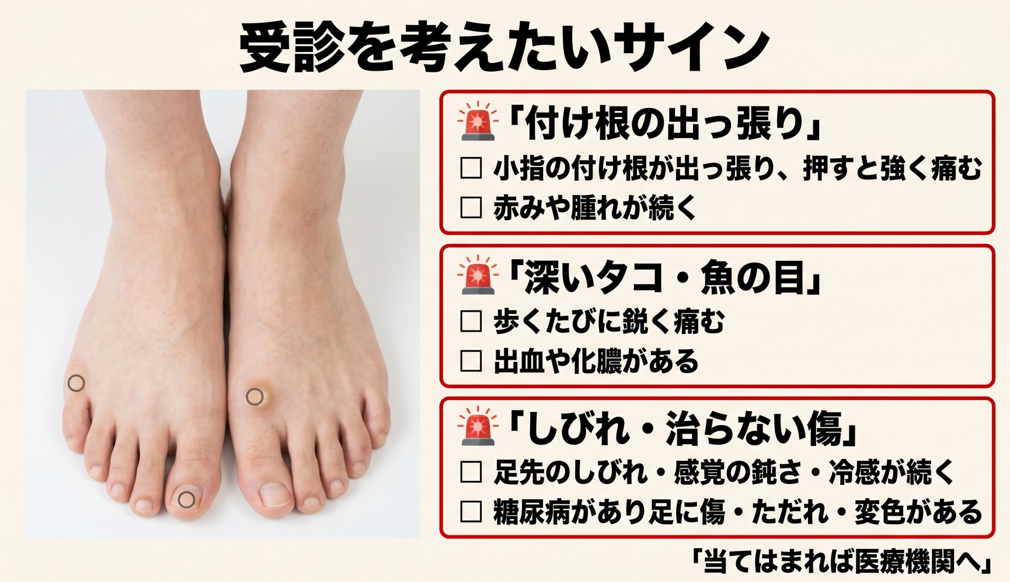 受診を考えたいサイン