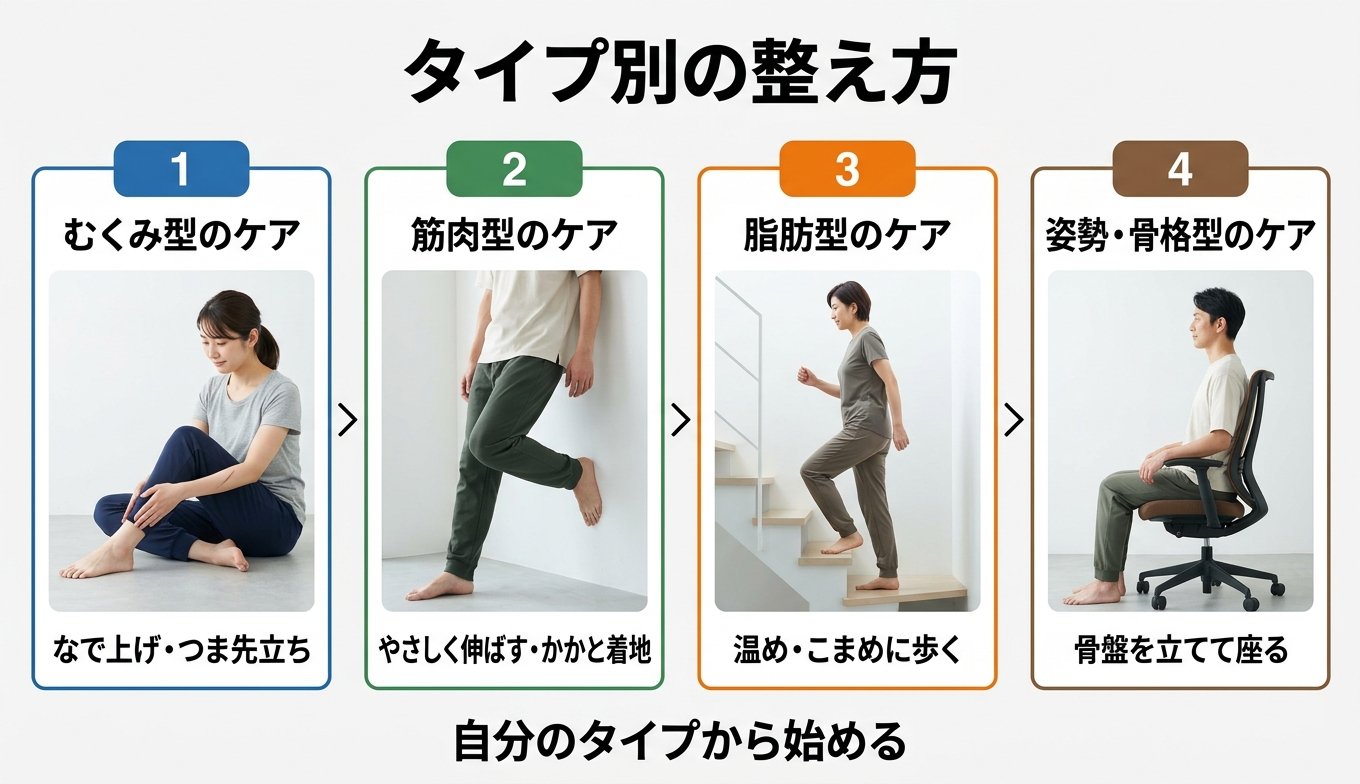タイプ別の整え方