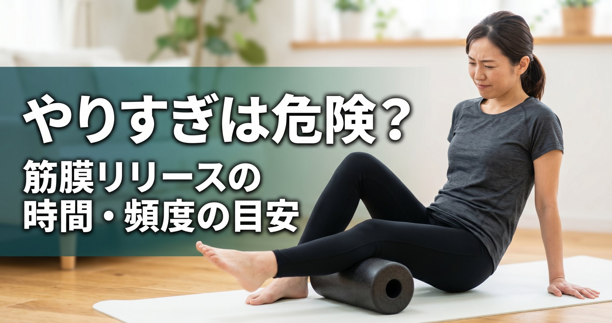 筋膜リリースのやりすぎは危険？理学療法士が解説する時間・頻度の目安