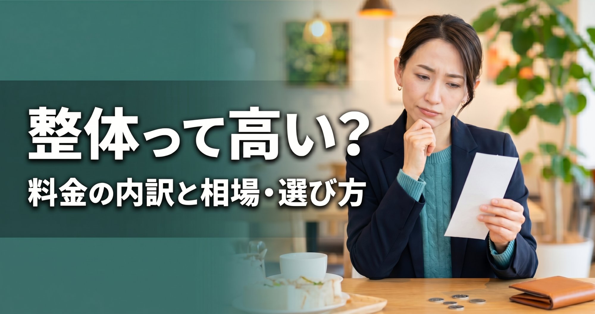 整体・マッサージが高い理由｜料金の内訳と相場・選び方