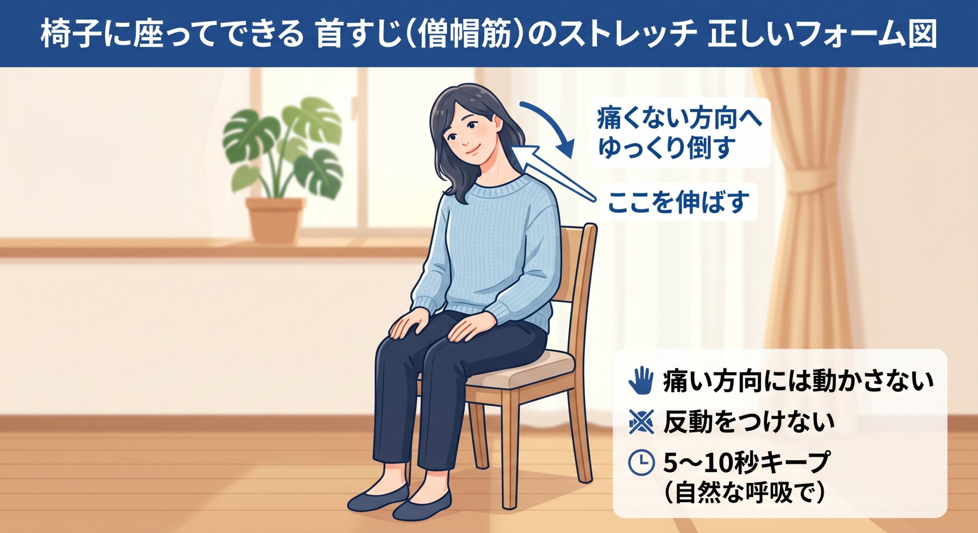 寝違えストレッチ