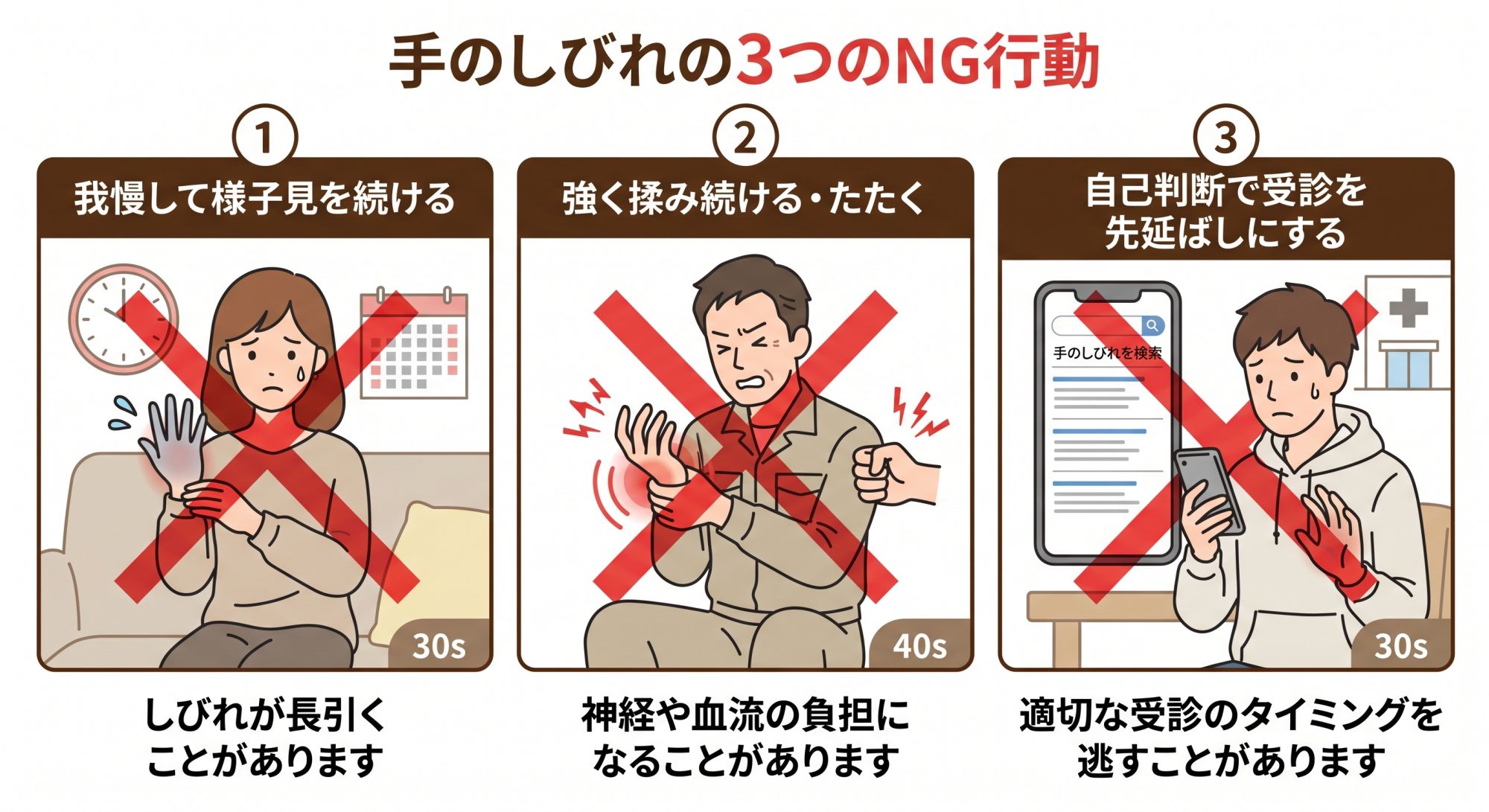 手のしびれ3NG比較