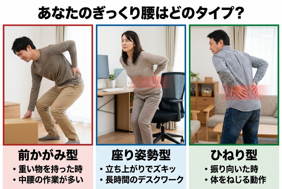 ぎっくり腰の改善方法｜急性期の対処と再発予防のセルフケア｜こころ