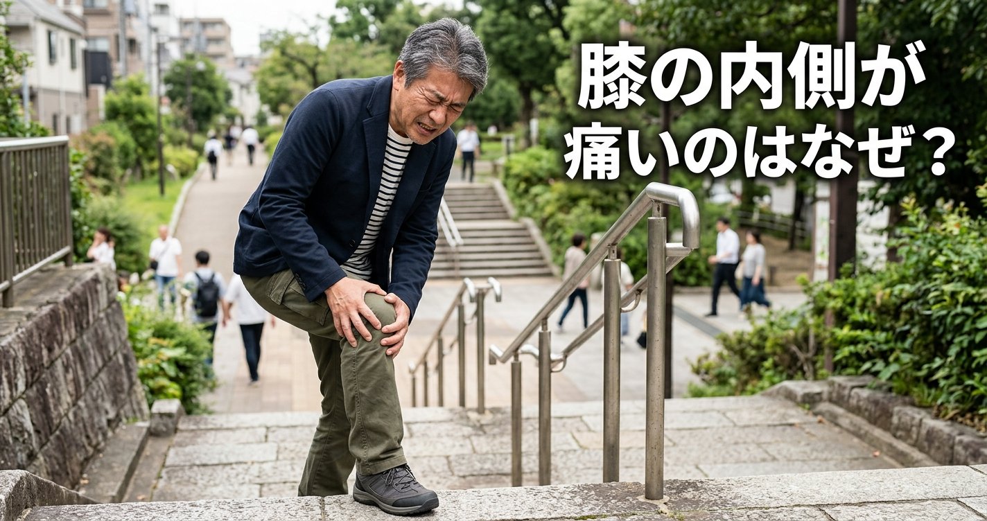 膝の内側が痛いのはなぜ？原因4タイプと自分でできる整え方