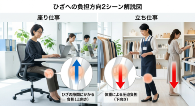 ひざの痛みの全体像の図