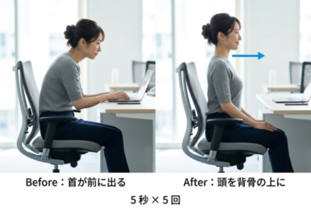 肩甲骨の運動の図