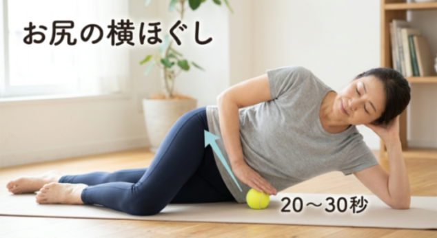 お尻の運動の図