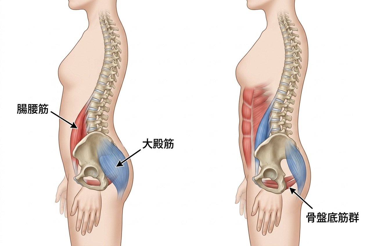 四条烏丸院 骨盤メカニズム図解