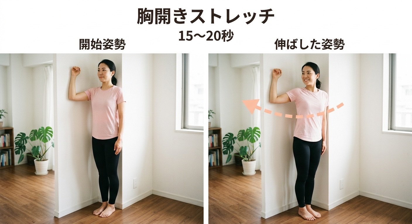 四条烏丸院 胸開きストレッチ