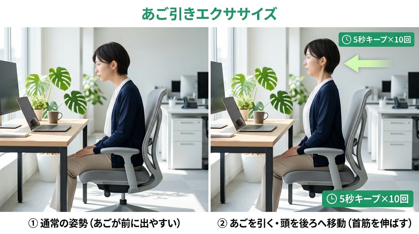 四条烏丸院 あご引きエクササイズ